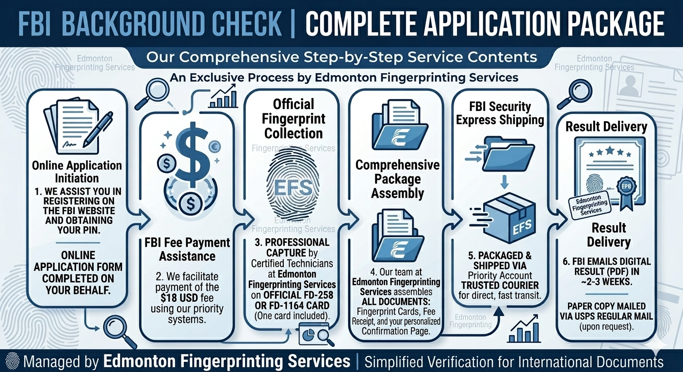 FBI background check package
